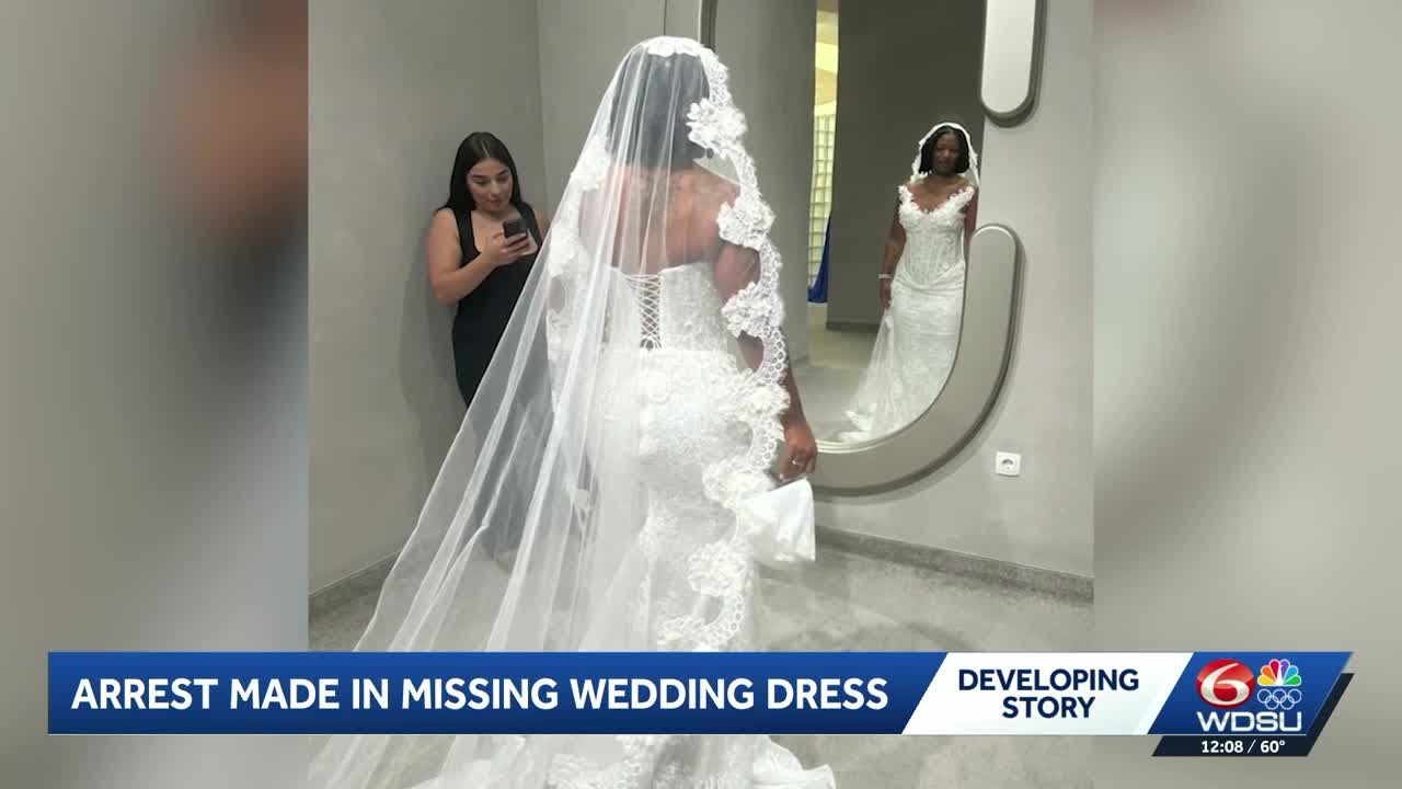 Jefferson Parish Sheriff's Office makes arrest after Army officer's wedding dress stolen from air...