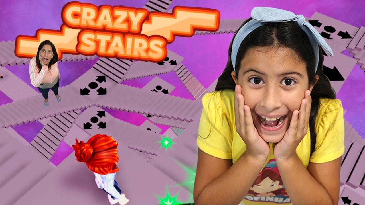ROBLOX - ESCADAS MALUCAS -  CRAZY STAIRS - MARIA CLARA E JP GAMES