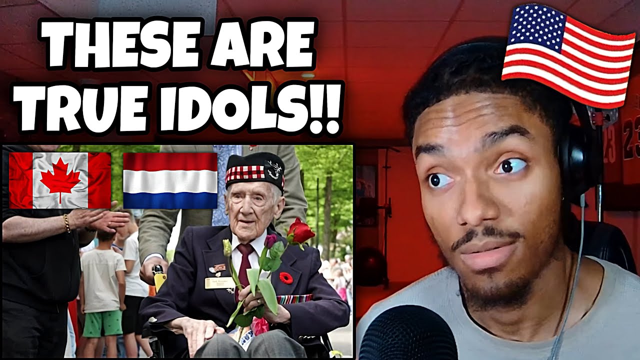 AMERICAN REACTS To Canadian Veterans Being Celebrated in the Netherlands