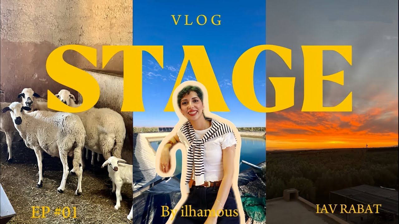 Stage IAV à la ferme 🌾 Friends, travel, packing & student real life 🎒 Vlog #1  دوزو معانا سطاج iav🌴
