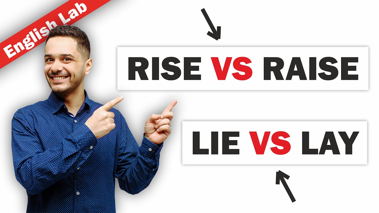 Разница между Rise, Raise, Lie, Lay с субтитрами