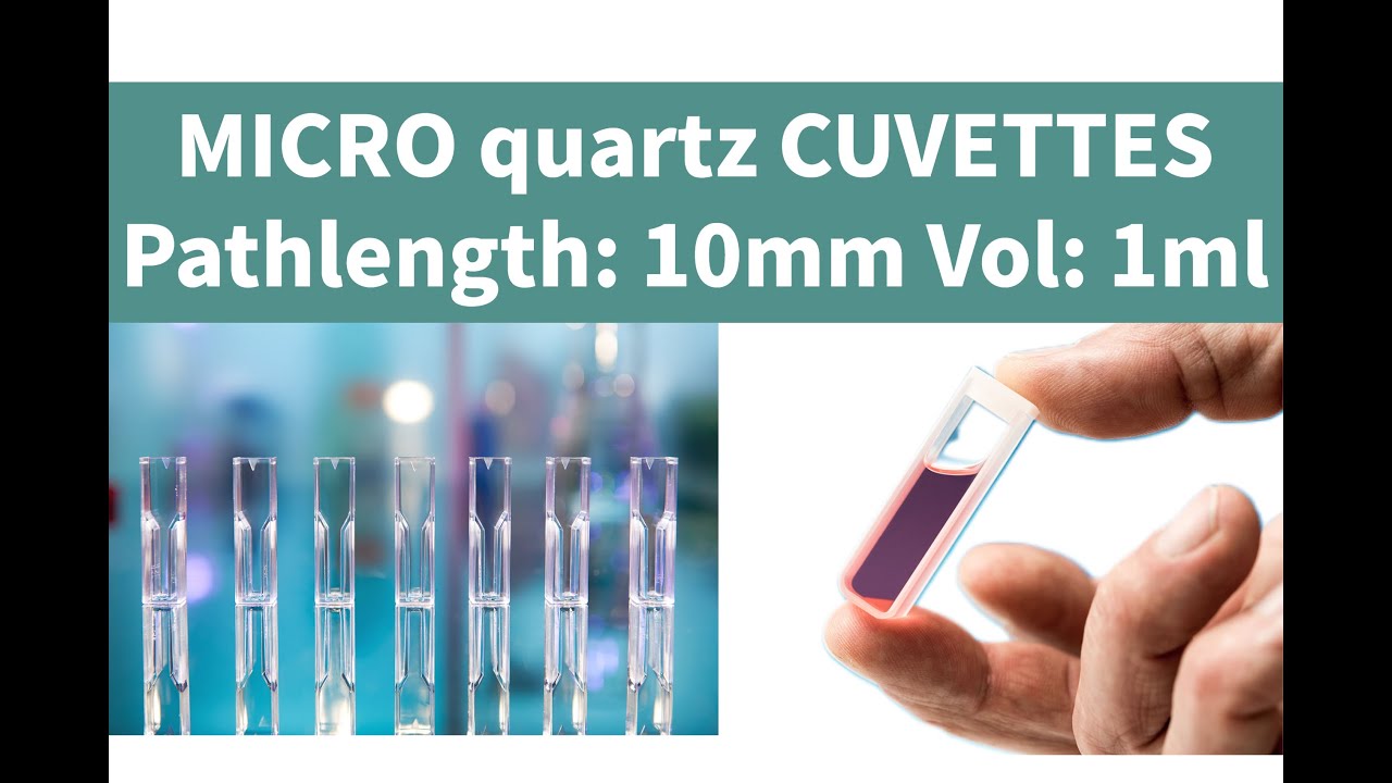 Quartz Micro Cuvette Pathlength 10mm Vol:1ML | LABART