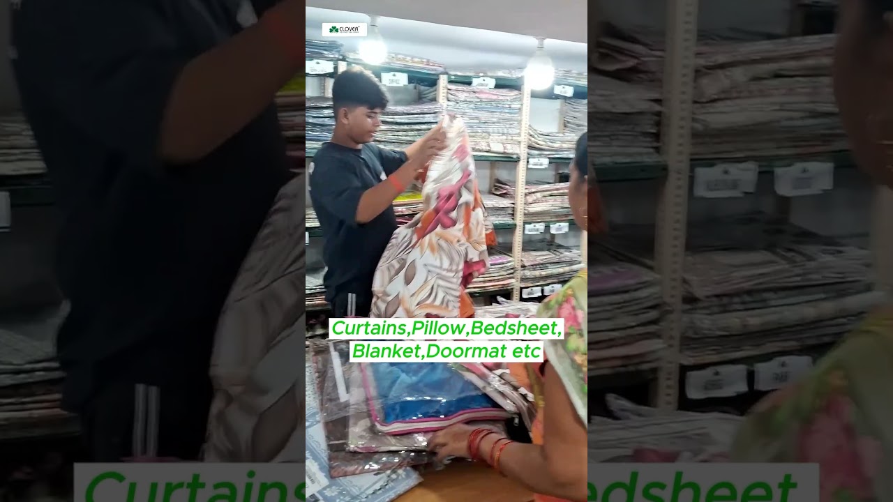 Clover Kanpur Diwali Dhamaka! Wholesale Rate पर Bedsheet, Curtain & Gift Packs 😱