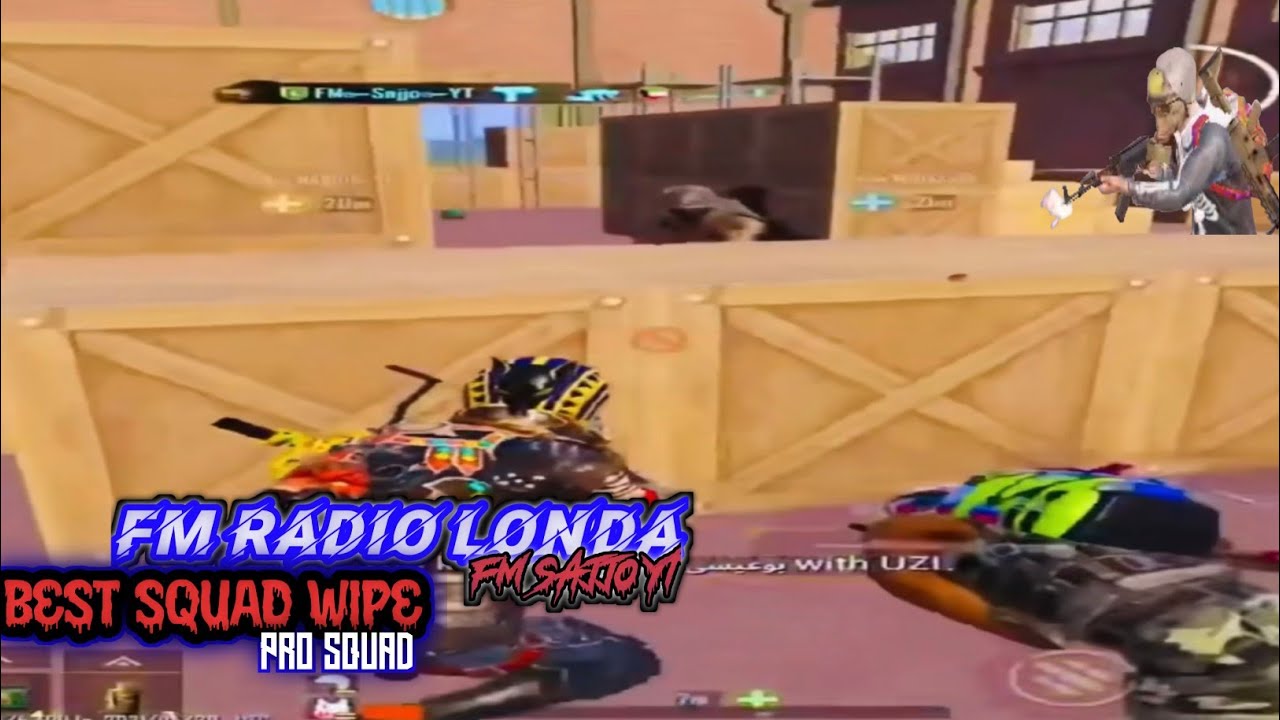 PUBG MOBILE || FM SAJJO YT BEST SQUAD WIPE 1HP 😱