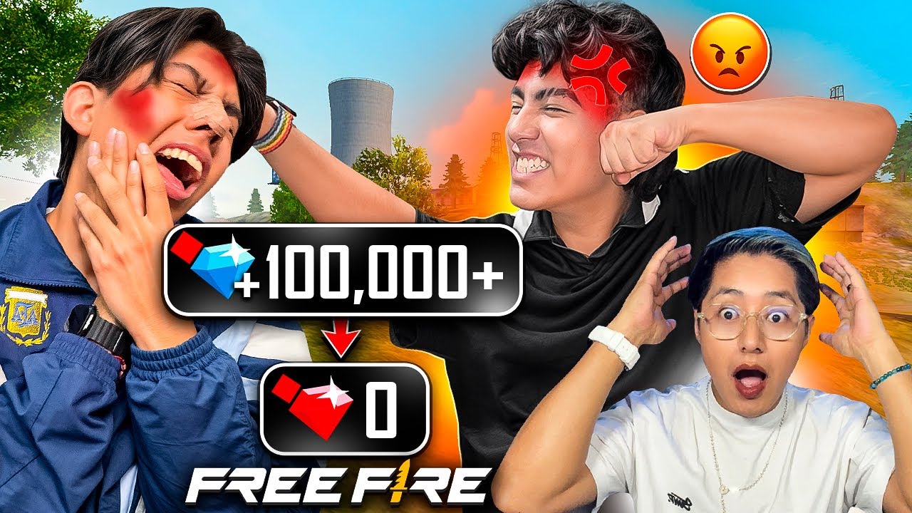 REYLOMITO casi ME MATA por GASTARLE TODOS sus DIAMANTES en FREE FIRE 😰