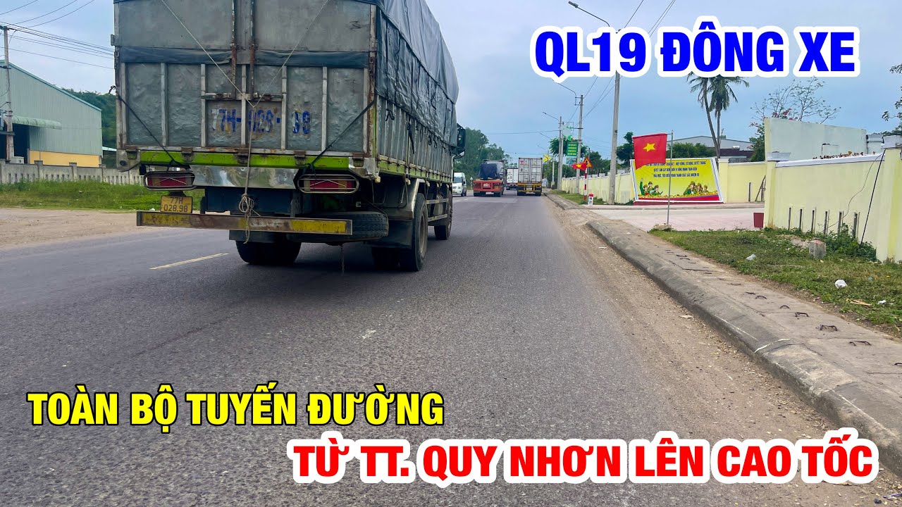 TRUNG TÂM QUY NHƠN LÊN CAO TỐC (NÚT QL19) THEO ĐƯỜNG QUỐC LỘ 19 MỚI