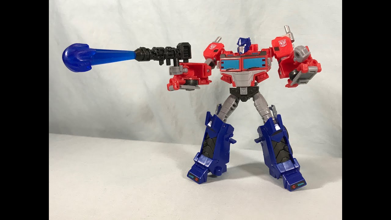 Обзор Transformers Bumblebee Cyberverse Adventures Deluxe Class Optimus Prime