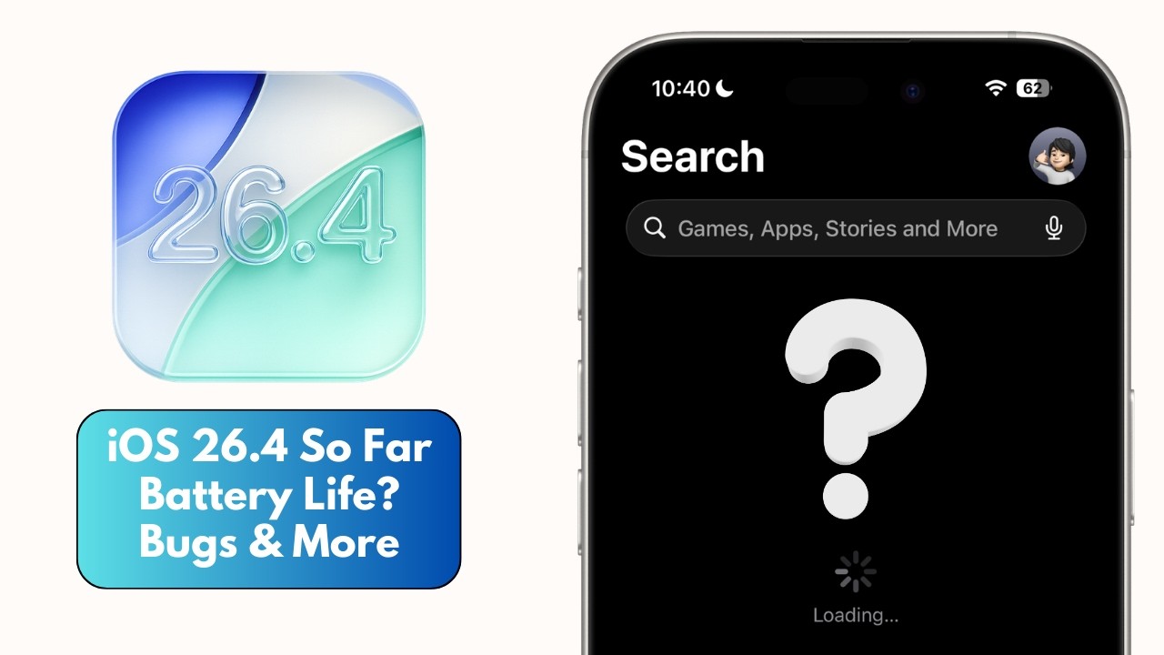 iOS 26.4 Battery Life So FAR & BUGS!