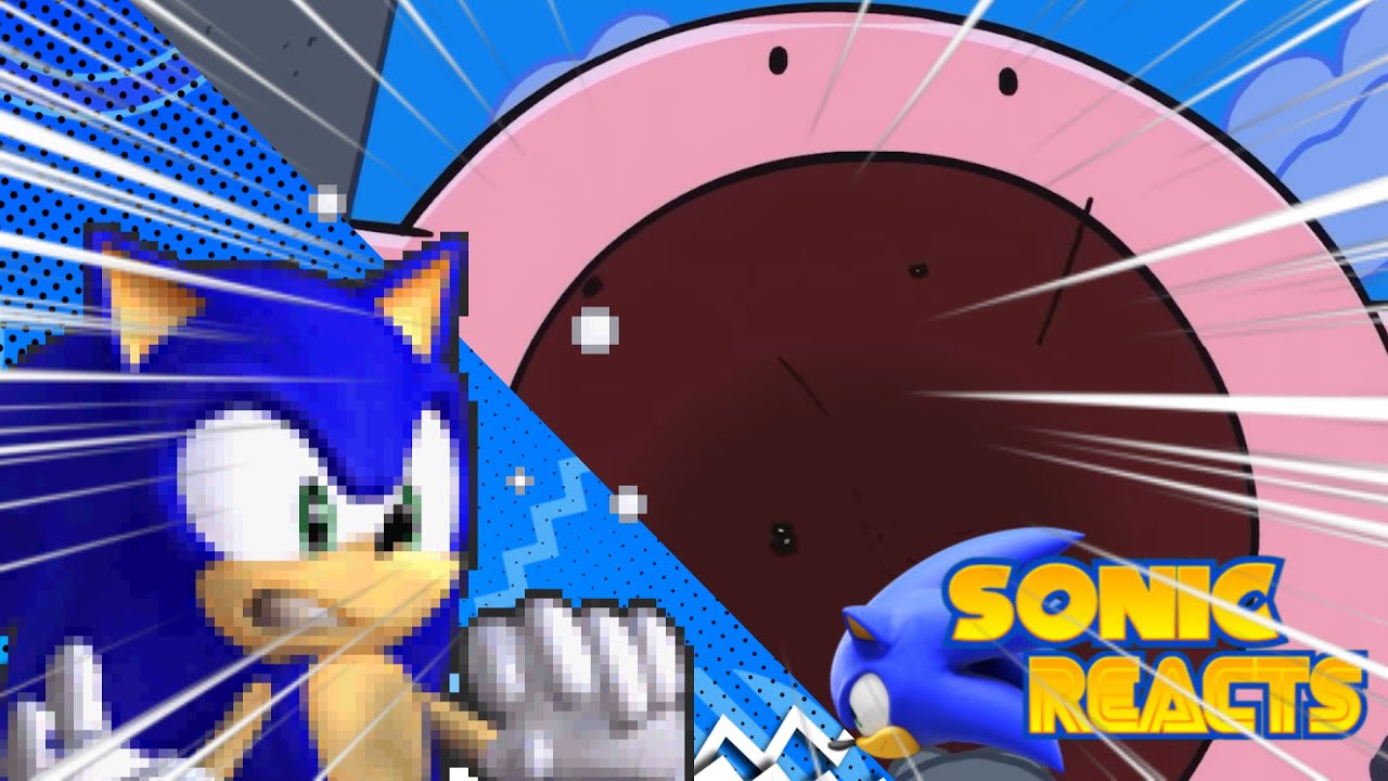 WHY IS KIRBY SUCH A MENACE!!! | Sonic Reacts to Sonic, Mario & Kirby: HERO SWAP!