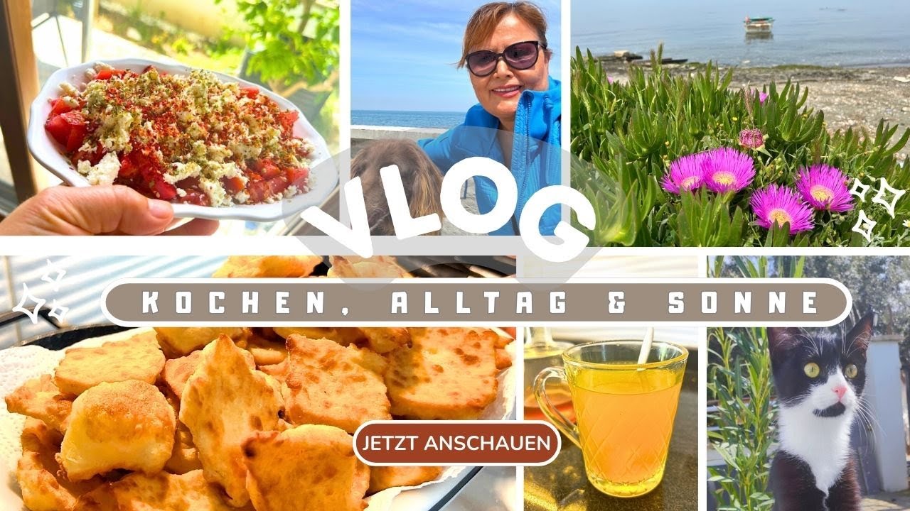 Mein Alltag in der Türkei | Mein Geheim-Tee gegen Erkältungen |  Pişi, Frühstück & Strand-Vlog 🐶