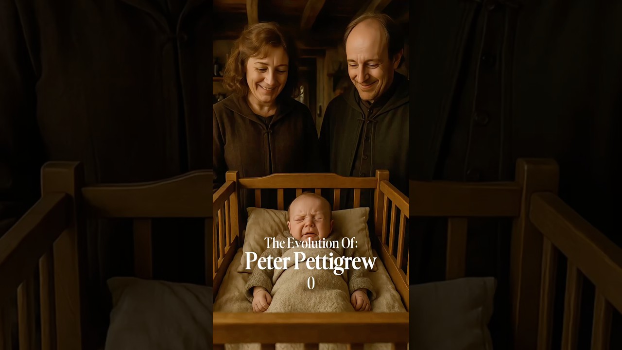 Evolution of Peter Pettigrew. #ai #harrypotter #evolution #hogwarts #peterpettigrew