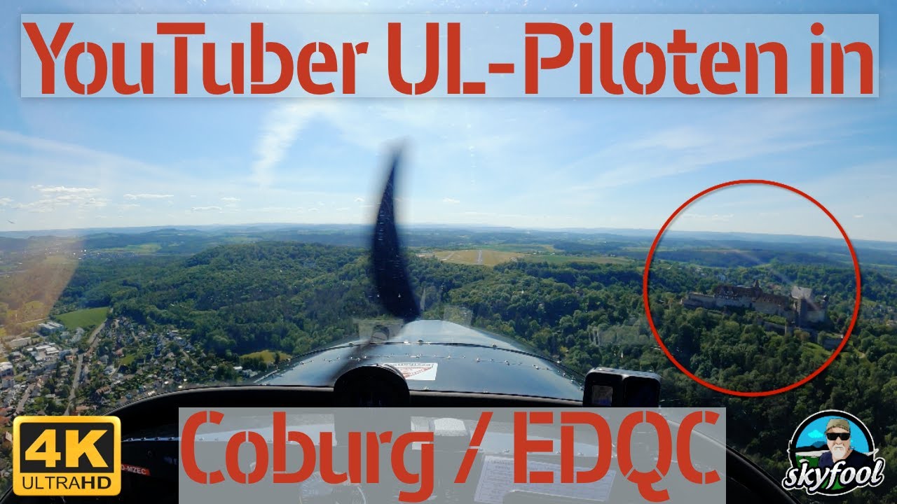 YouTuber UL Piloten in Coburg/EDQC