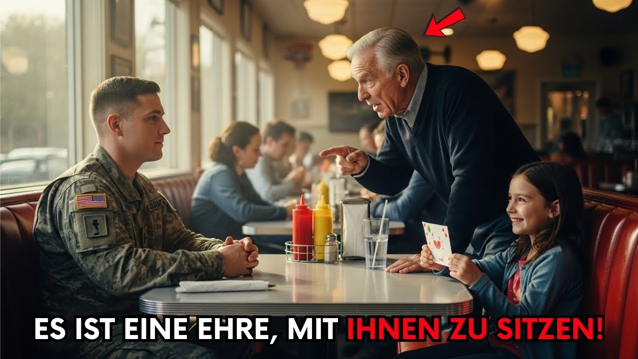 Sie wollten nicht neben dem Soldaten sitzen – bis ein Fremder aufstand und den Raum verstummen ließ