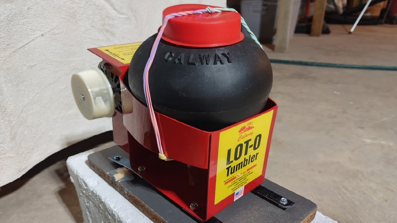 Rock Tumbling - Lot O Tumbler Setup
