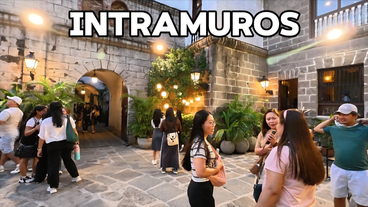 REAL Manila: Intramuros Crowds to Manila Cathedral [4K ASMR] + Street Food | Walking Manila 2026