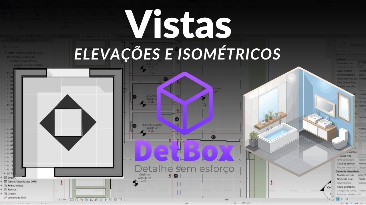 Isométrico e Elevações | Plugin DetBox
