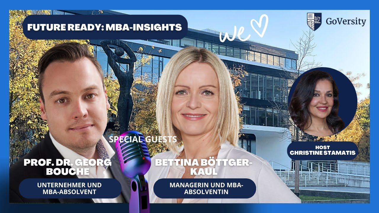 MBA – Gamechanger oder Hype? Praxis-Insights von Top-Managern (5 Minuten) | GoVersity
