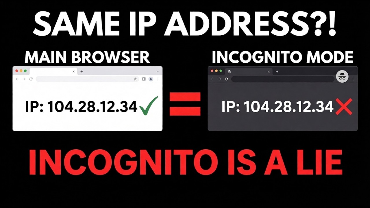 Incognito Mode Exposes Your Real IP! 😨 (Live Proof)