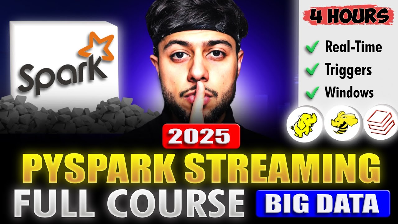 PySpark Streaming Full Course | Big Data With Apache Spark