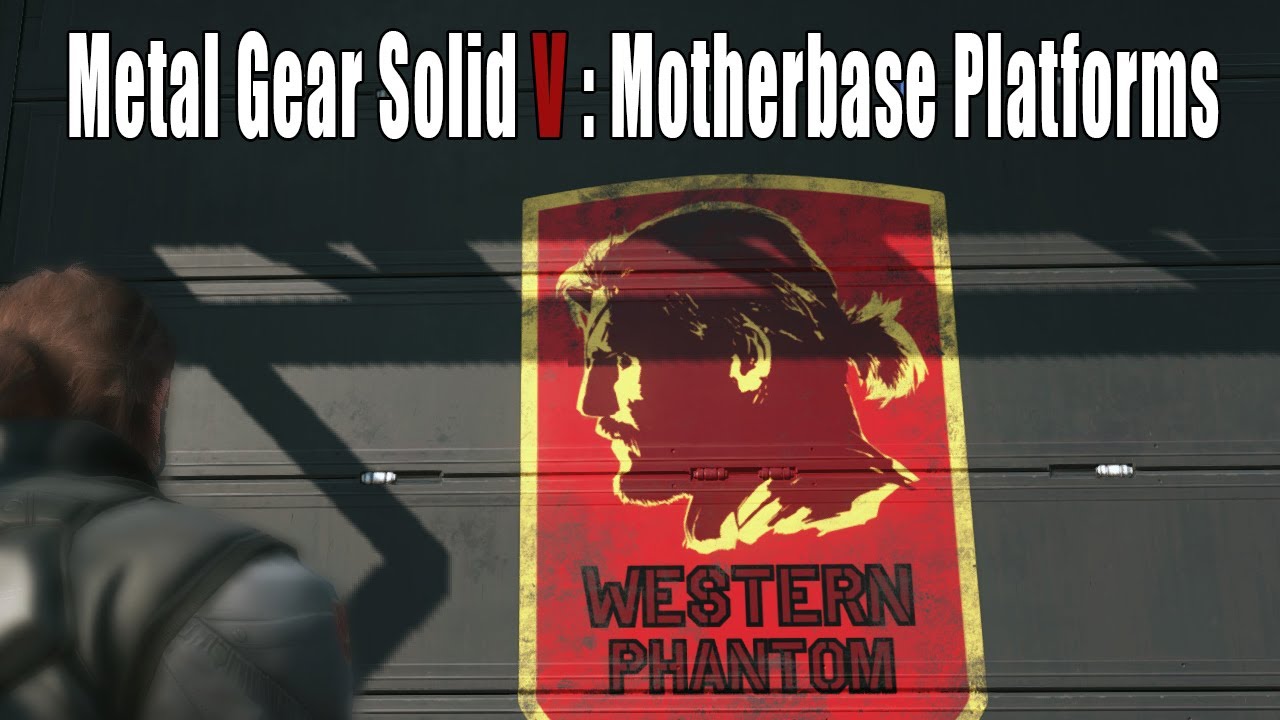 Metal Gear Solid V - All Motherbase Platforms