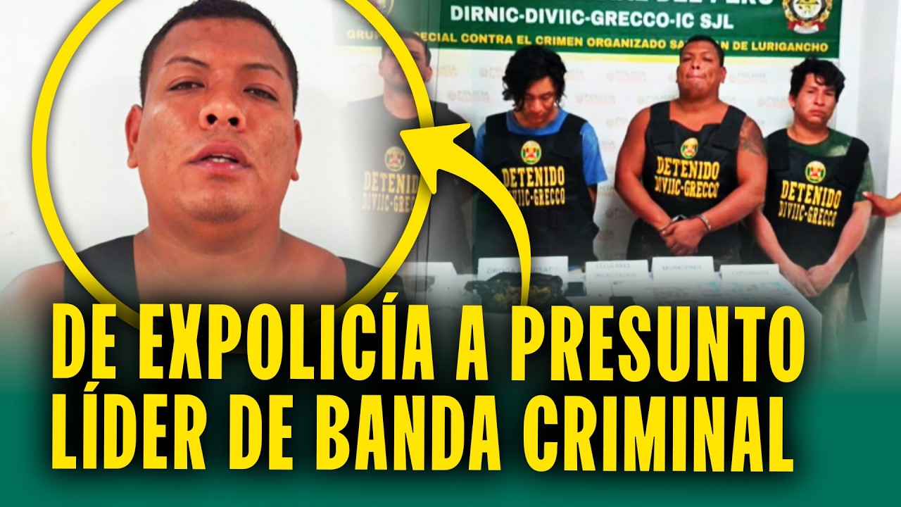 Así cayó alias 'Bastian': Expolicía sería líder de banda extorsiva