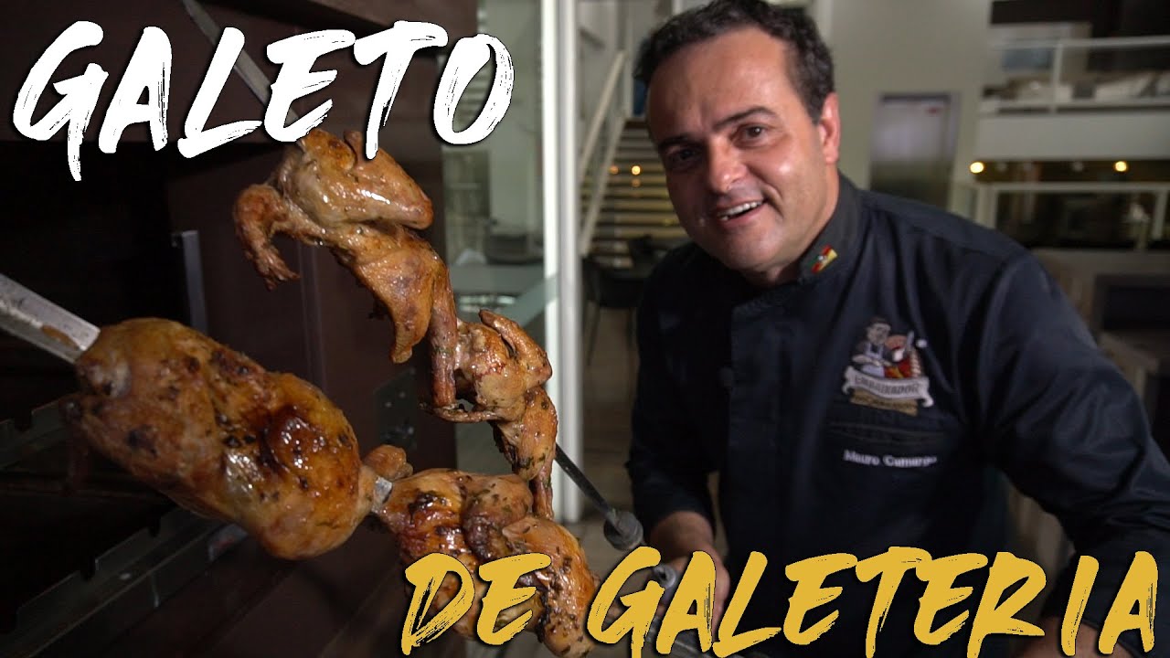 Galeto de galeteria com tempero especial | Embaixador do Churrasco