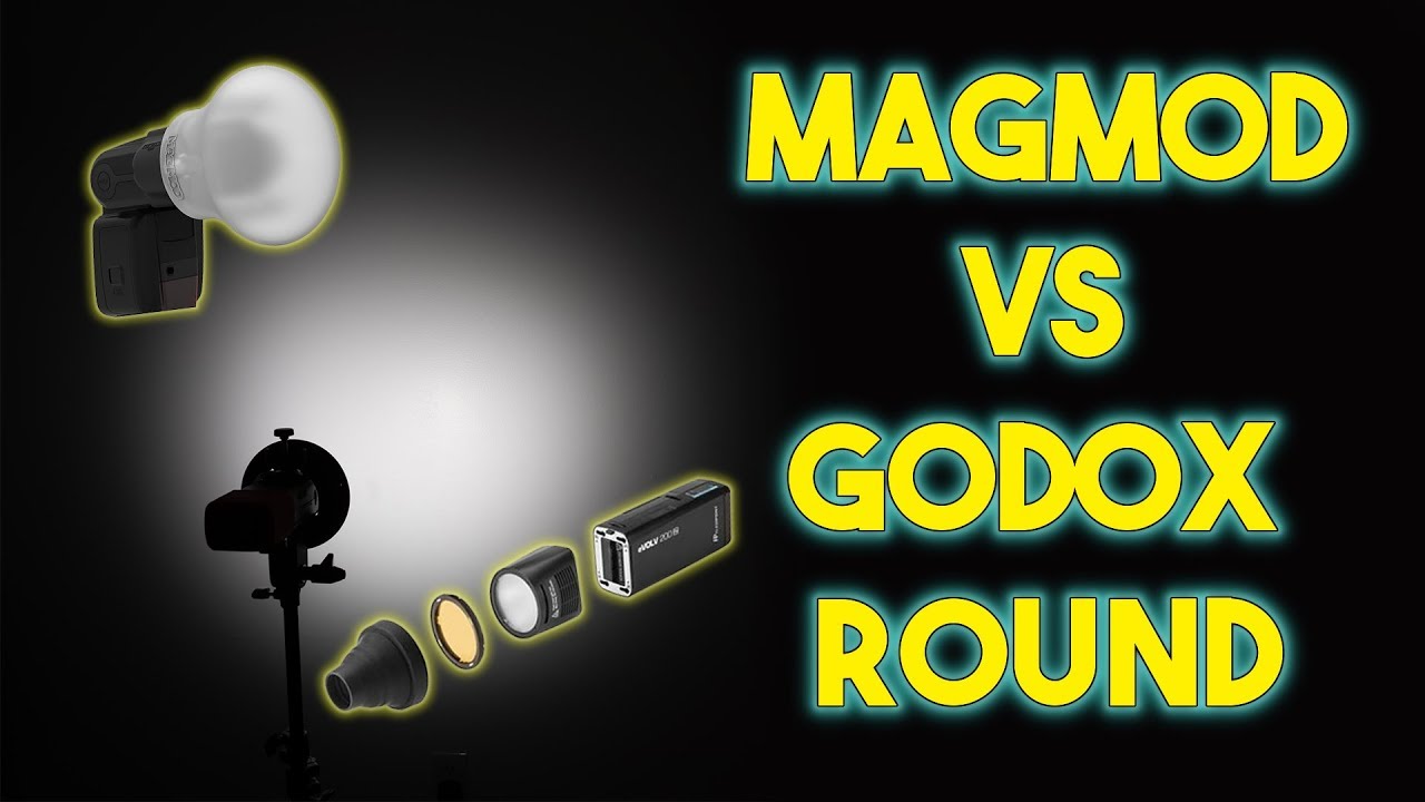 Godox AD200 Round Head против Magmod с линзой Френеля — сравнение модификаторов для вспышек