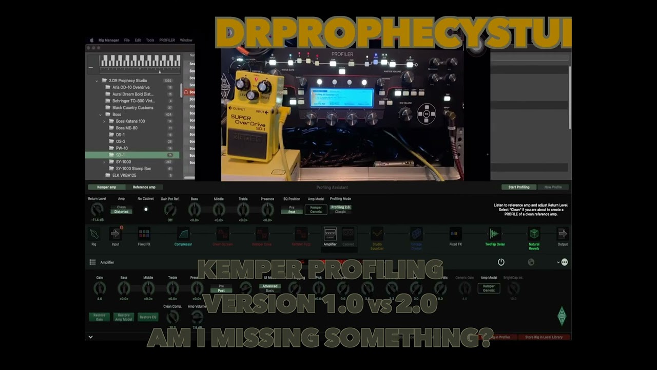 Kemper Profiling 1.0 vs 2.0 - Am I missing something? #kemperamps #kemperprofiler #drprophecy
