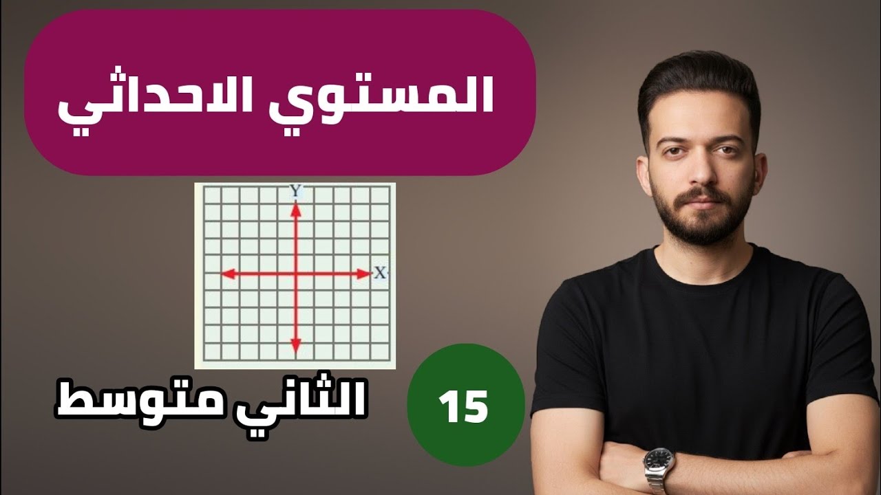 رياضيات الثاني متوسط/ الفصل الثاني/ المستوي الاحداثي/ محاضرة 15