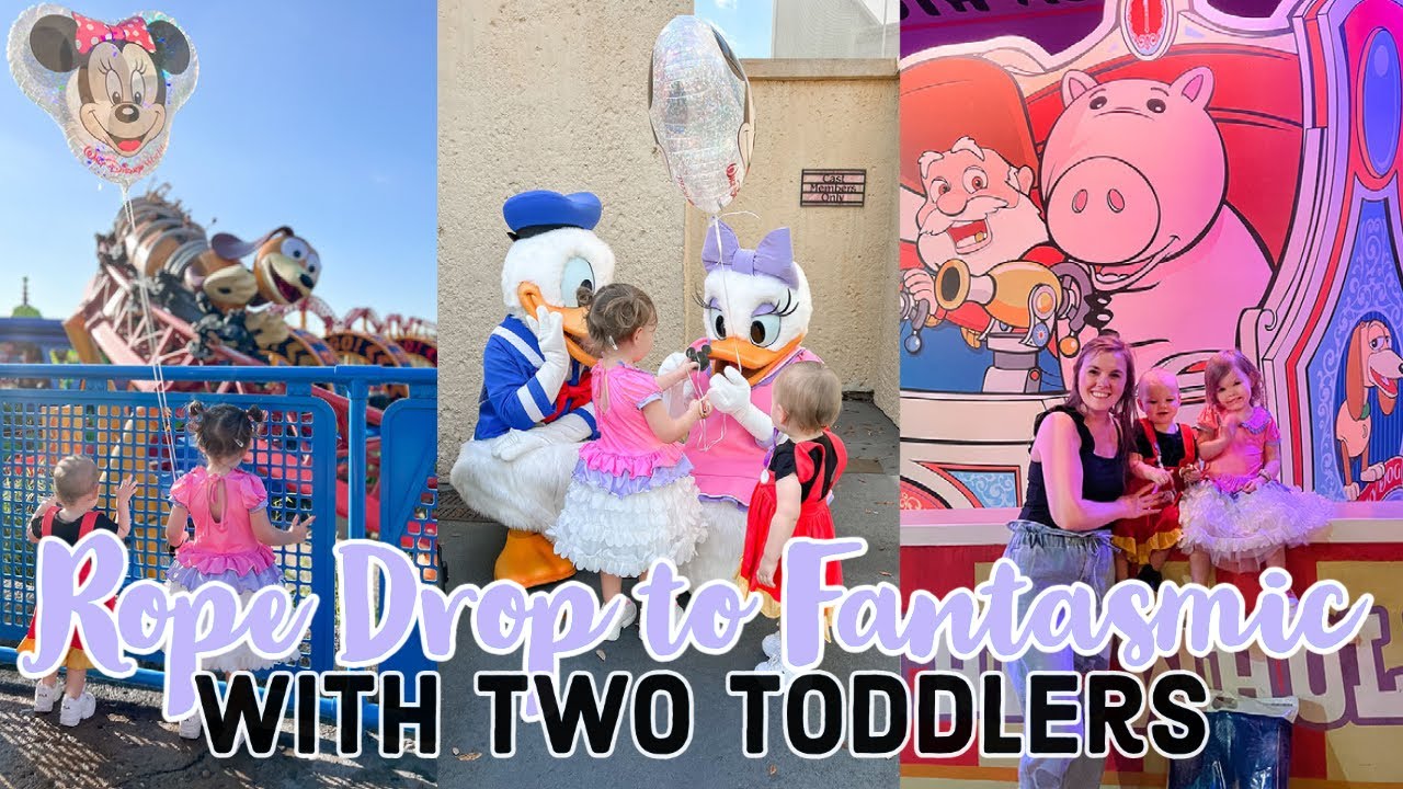 FULL DAY at Hollywood Studios with Two Toddlers | Rope Drop to Fantasmic