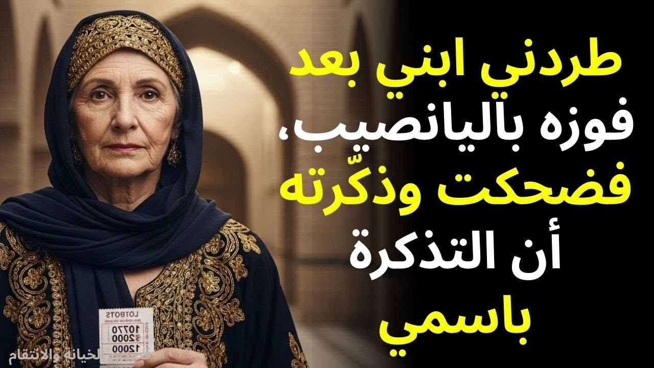 ابني طردني بعد فوزه باليانصيب — وبعد أيام كان يتوسل مساعدتي