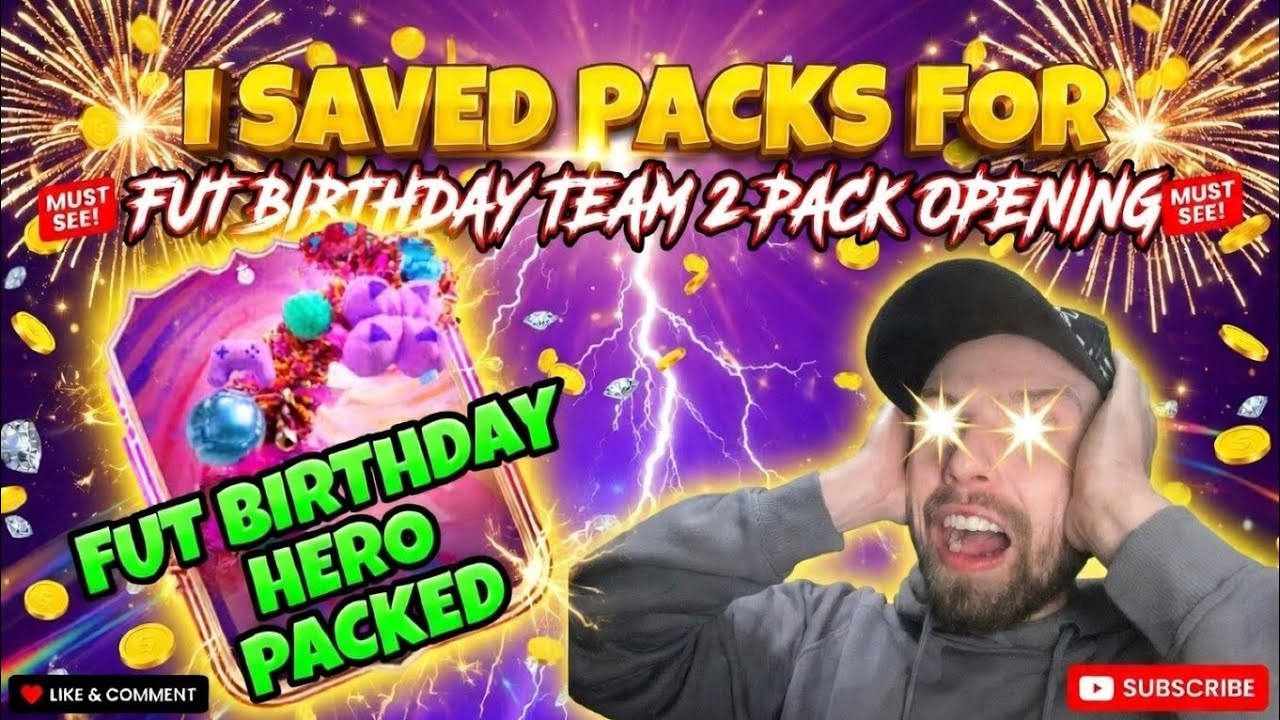 I SAVED PACKS for FUT Birthday Team 2&hellip; HERO PULLED FIRST TRY!! 😱FC26 ULTIMATE TEAM PACK OPENING!