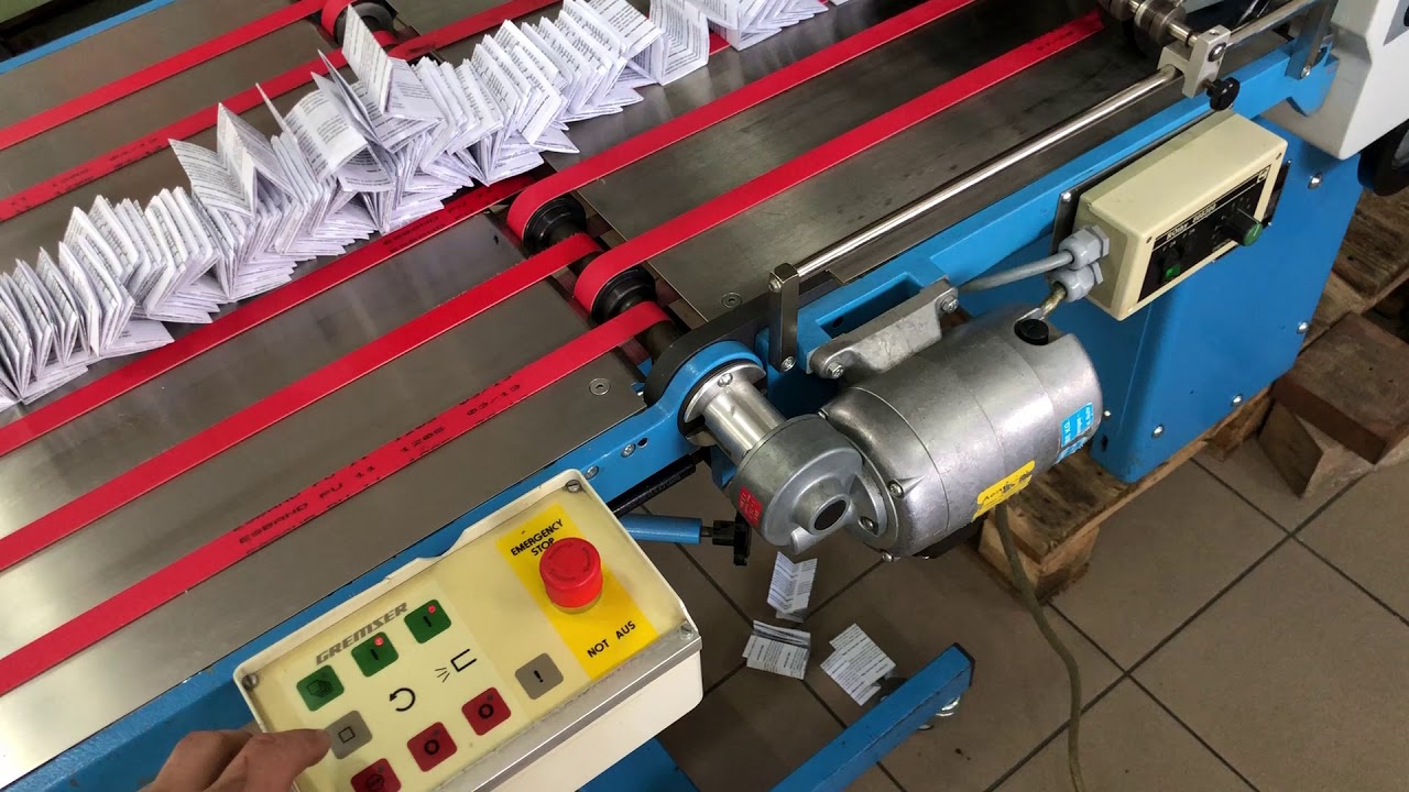 Folding machine GUK K49/6 + cross module K49/4