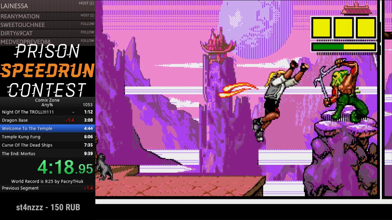 PB | Comix Zone | Any% | 9:35 | by TGR