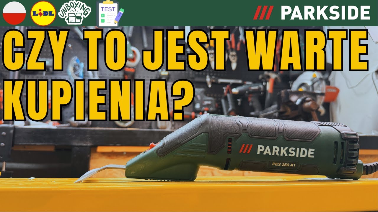 SKROBAK ELEKTRYCZNY Parkside PES 250 A1 POLSKA POLSKI LIDL