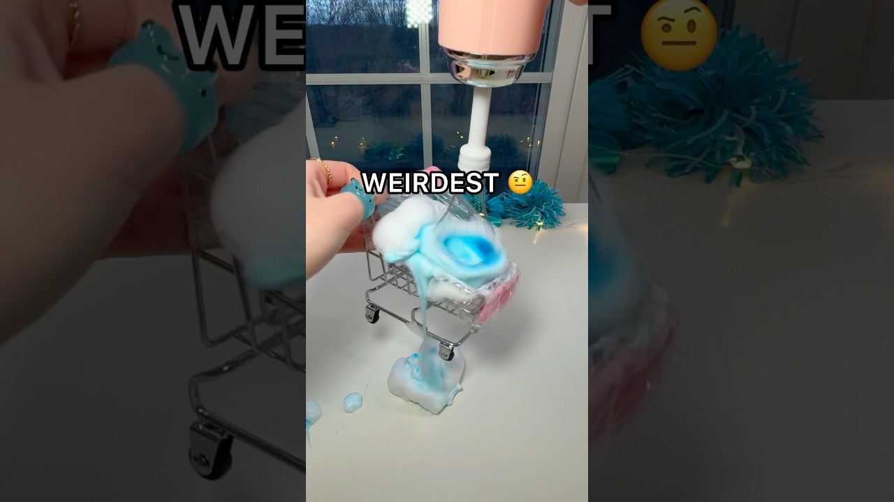 Making SLIME USING THE WEIRDEST SUPPLIES! 😱🤨✂️