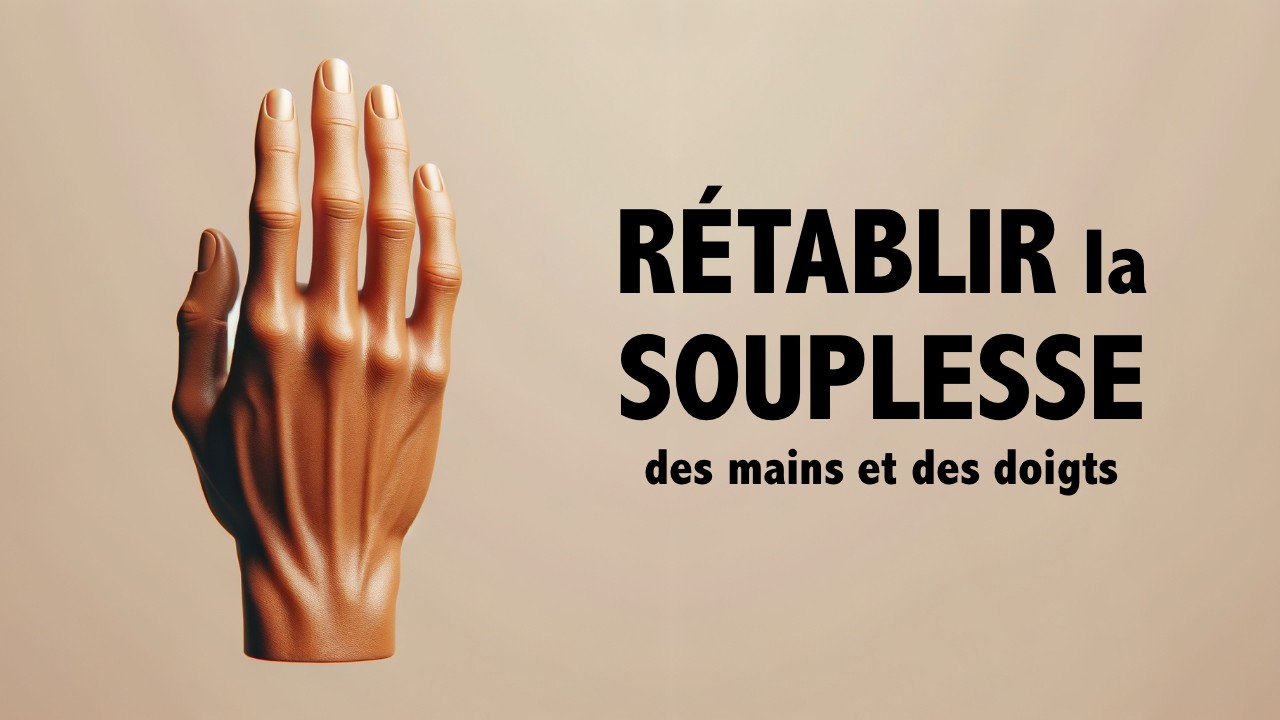 Rétablir la SOUPLESSE et la force des mains et des doigts!