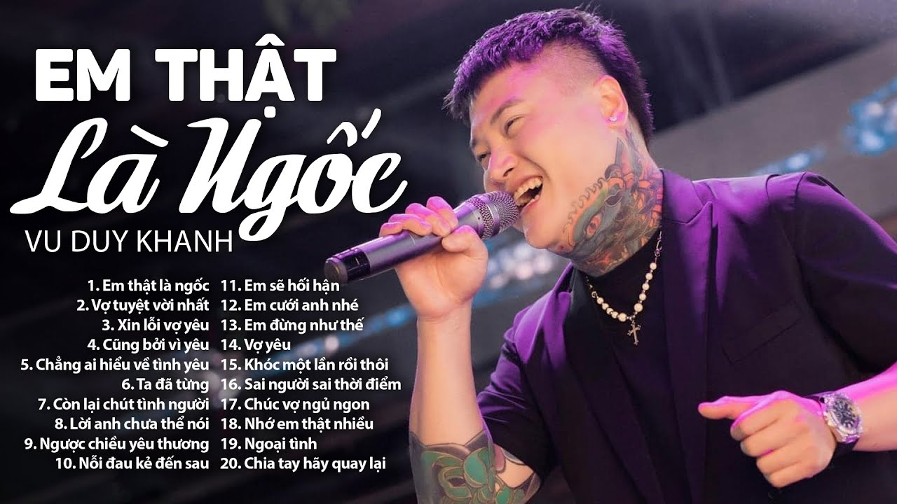 Em thật là ngốc để cố chấp yêu một người... | Lk Nhạc Trẻ Vũ Duy Khánh 2024, Nghe Thôi Đừng Khóc Nhé