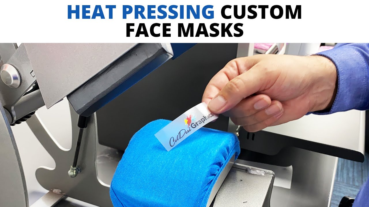 Heat Pressing Custom Face Masks | Tips & Tricks