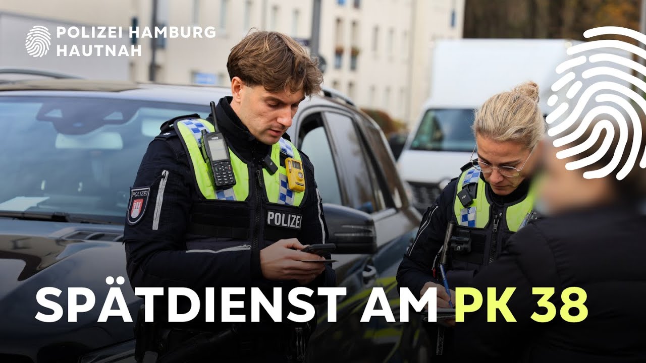 Polizei HHautnah - Michelle und Devin im Spätdienst am PK38