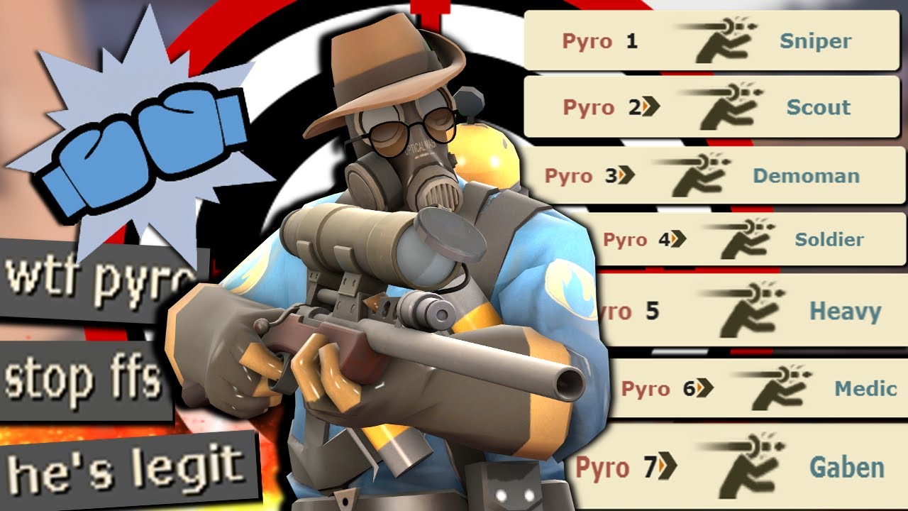 TF2: How to be Sniper Pyro (Sni-ro Exploit)