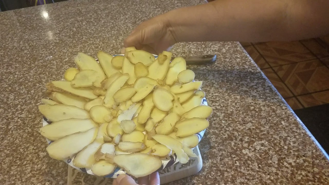 JENGIBRE EN POLVO EN CASA,  SUPER FACIL DE HACER