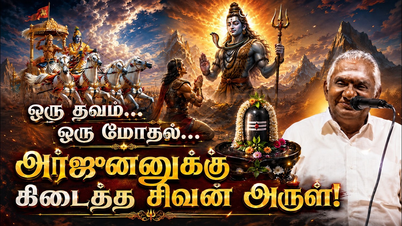 அர்ஜுனனை சோதிக்க வேடனாக வந்த சிவபெருமான்! - அரிய தகவல்களுடன் Best Tamil Speech | Mahabharatham Gita
