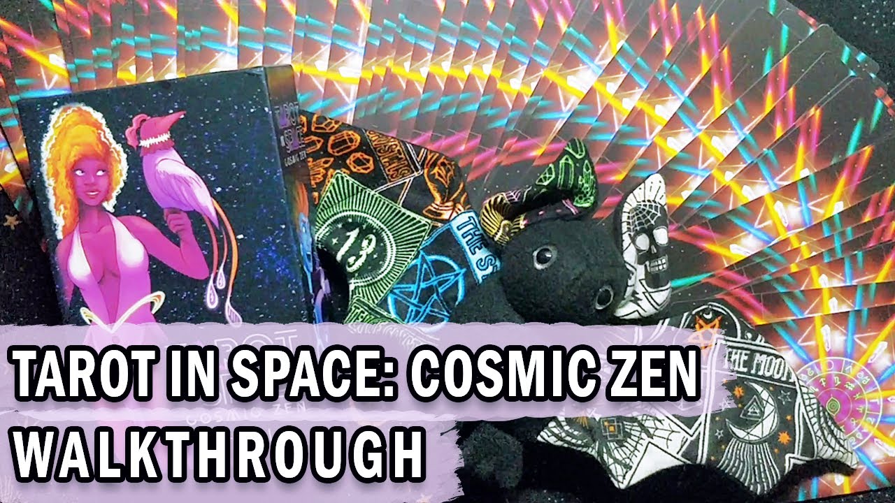 Underrated Deck! Tarot in Space: Cosmic Zen ✦ Walkthrough & Comparing to previous edition