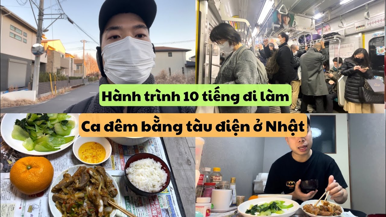 552 | 1 Ng&agrave;y Đi L&agrave;m Ca Đ&ecirc;m Bằng T&agrave;u Điện Ở Nhật Bản | Bữa Cơm T&acirc;m Sự Ng&agrave;y Tết Ở Nhật | Đức Thư Vlogs