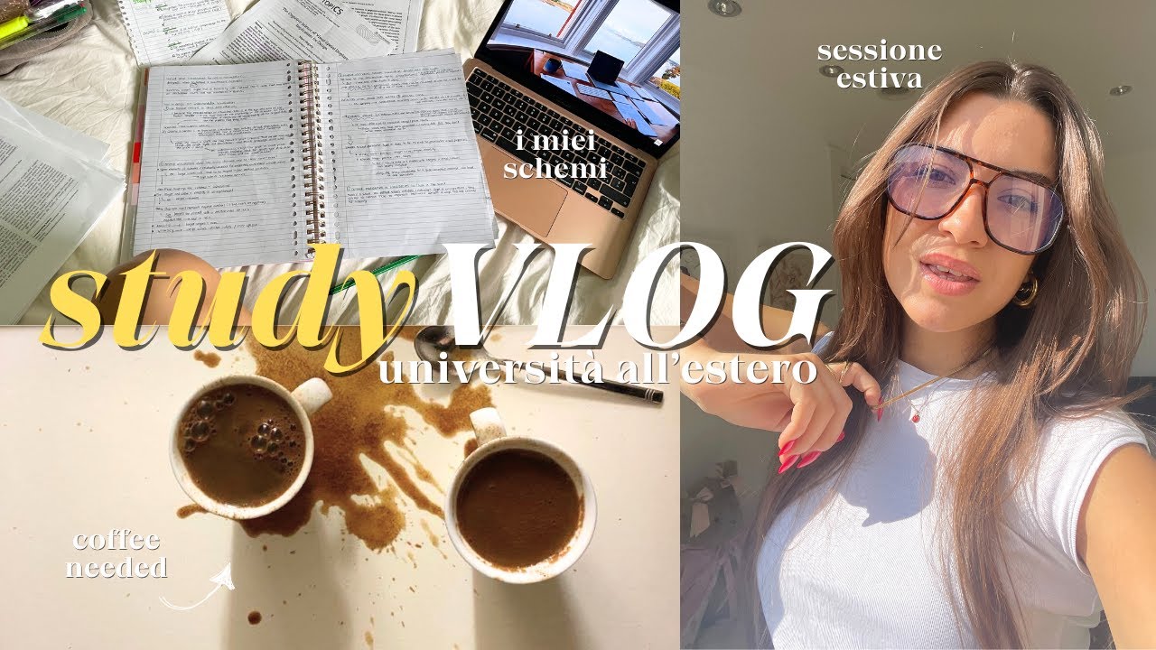 6am STUDY VLOG☕️ sessione estiva, uni all'estero, motivazione allo studio