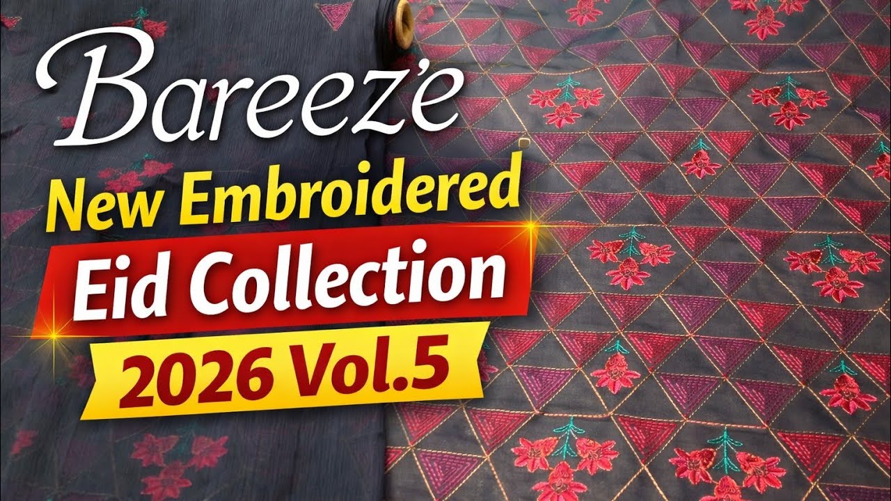 Bareeze Embroidered Lawn Eid Collection Vol.5 | Latest Eid Dresses 2026 @ShoppingAndStiching 