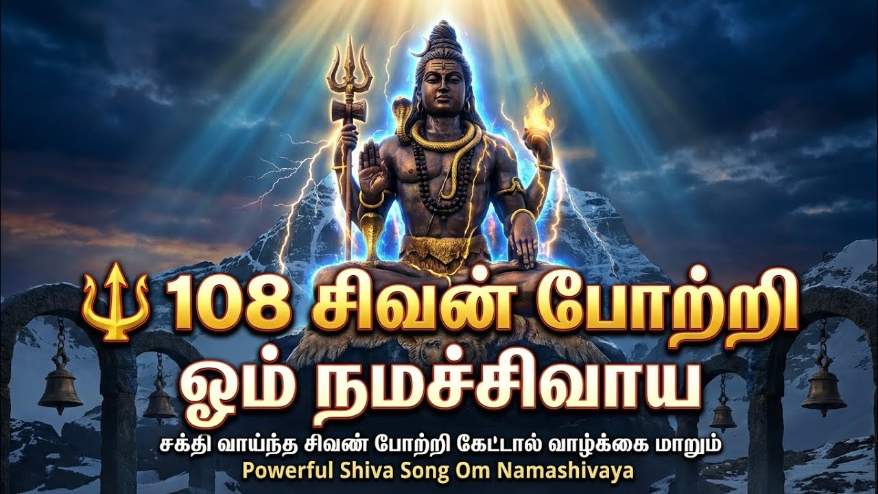 🔱 சக்தி வாய்ந்த 108 சிவன் போற்றி | ஓம் நமச்சிவாய|Powerful Sivan Potri|Shiva Song@annamalaiyarmusical