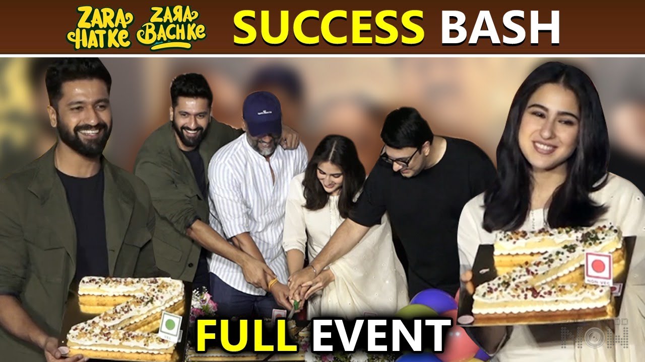 Zara Hatke Zara Bachke Success Party, Full Event, Games & Fun With Vicky Kaushal & Sara Ali Khan'