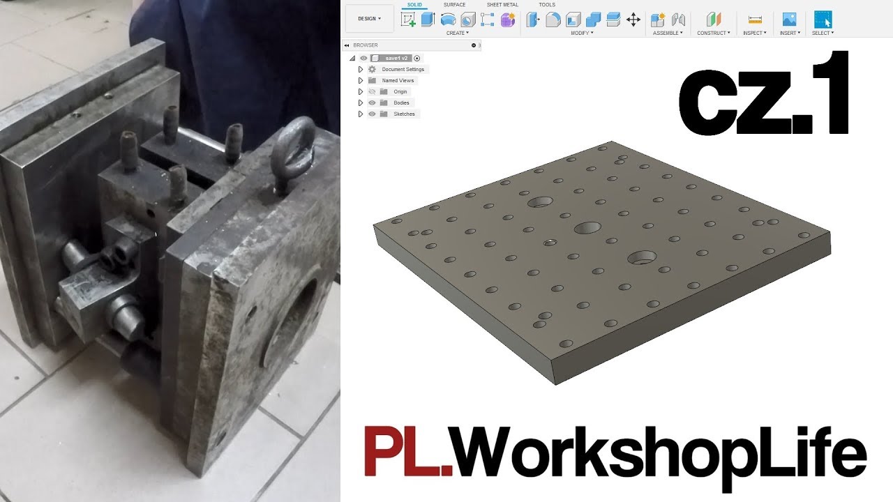 Rozbiórka formy - płyta montażowa / Swivel base fixture plate / P1